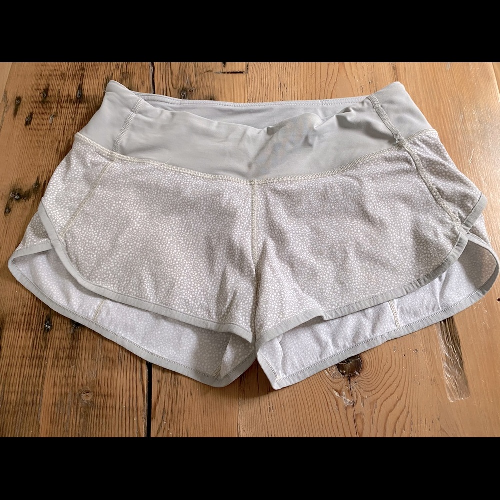 Lululemon speed up shorts (size 4)